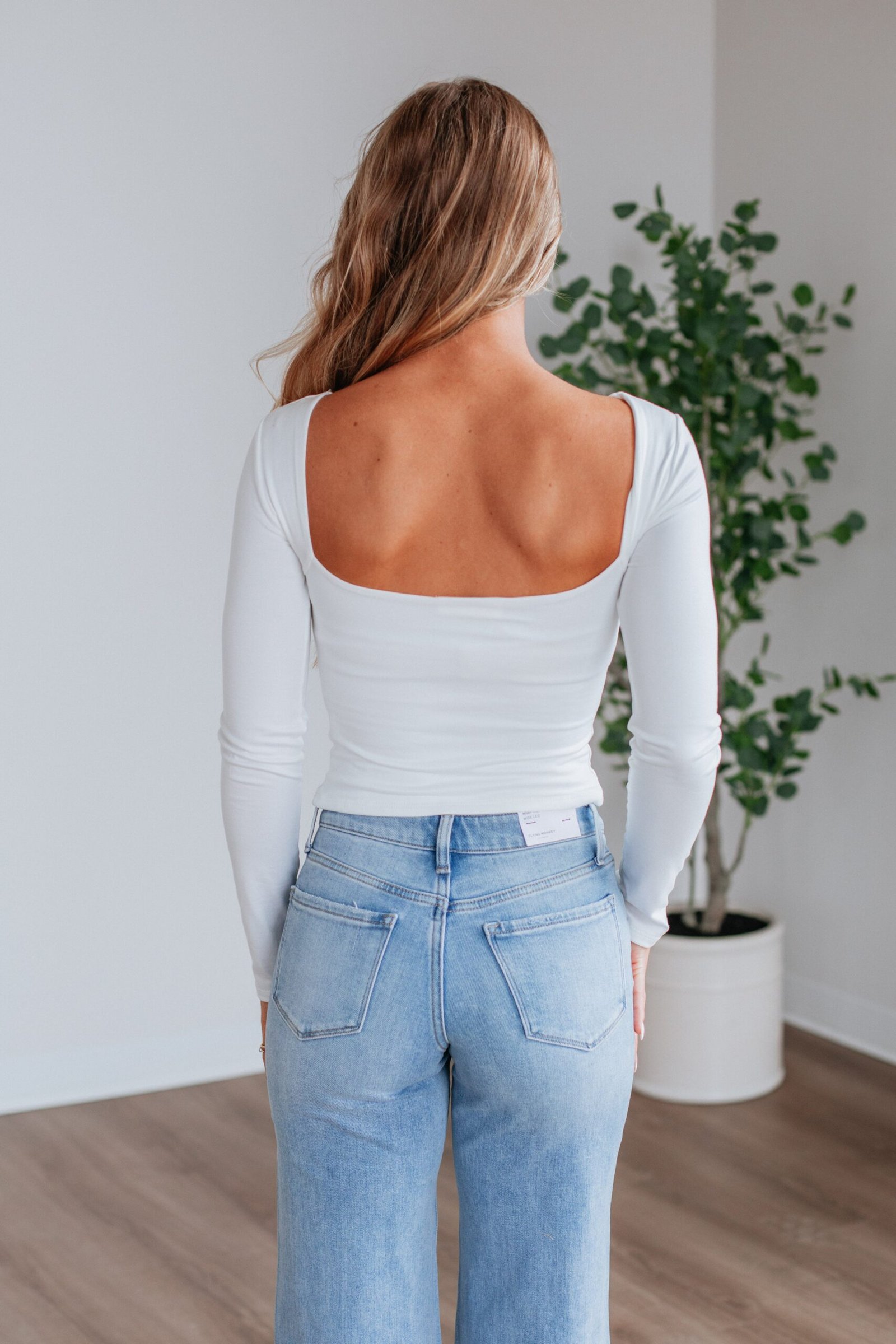 Ronin Long Sleeve Top - Ivory - Image 5