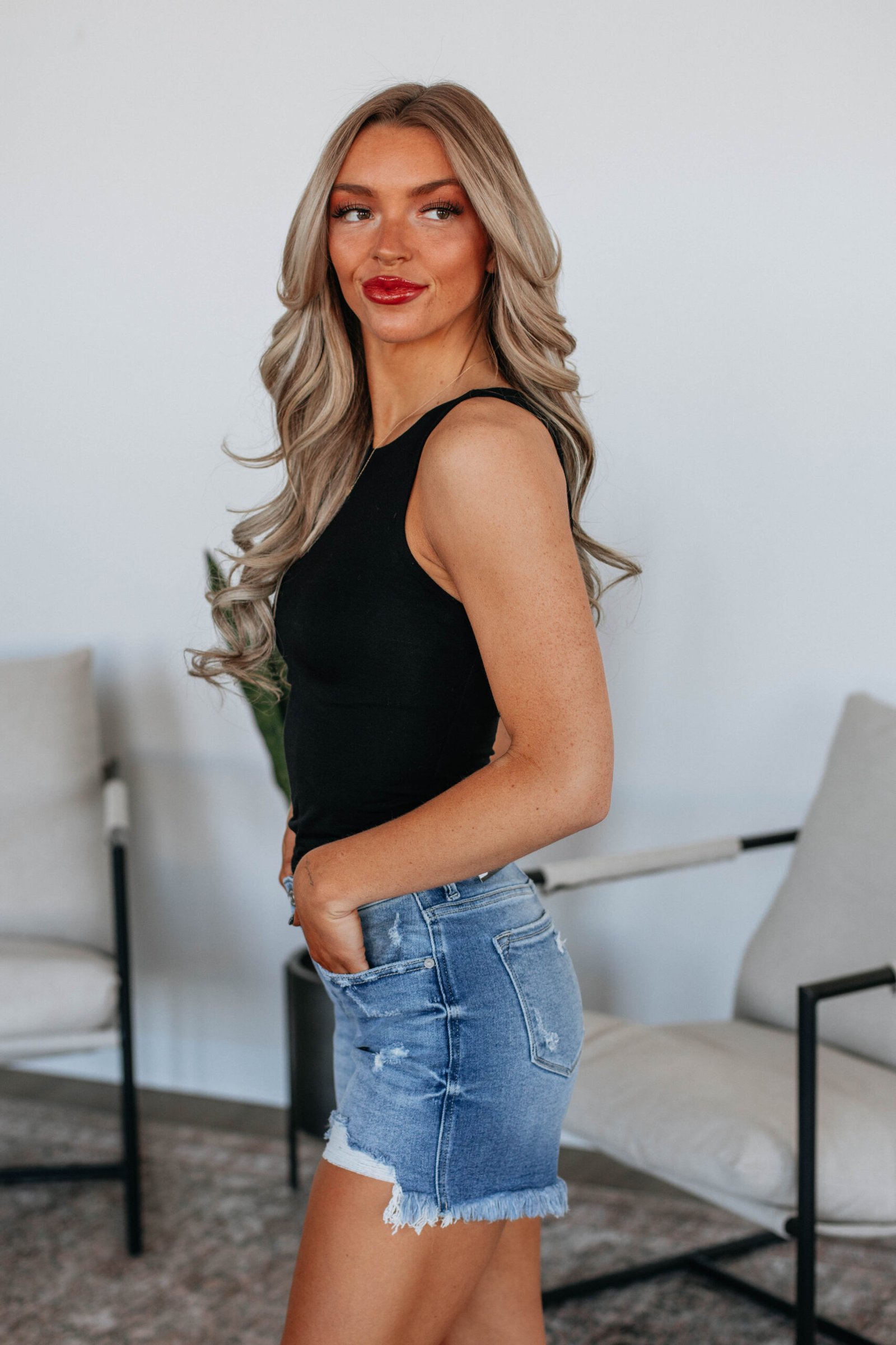 Ariel Basic Tank - Black - Image 3