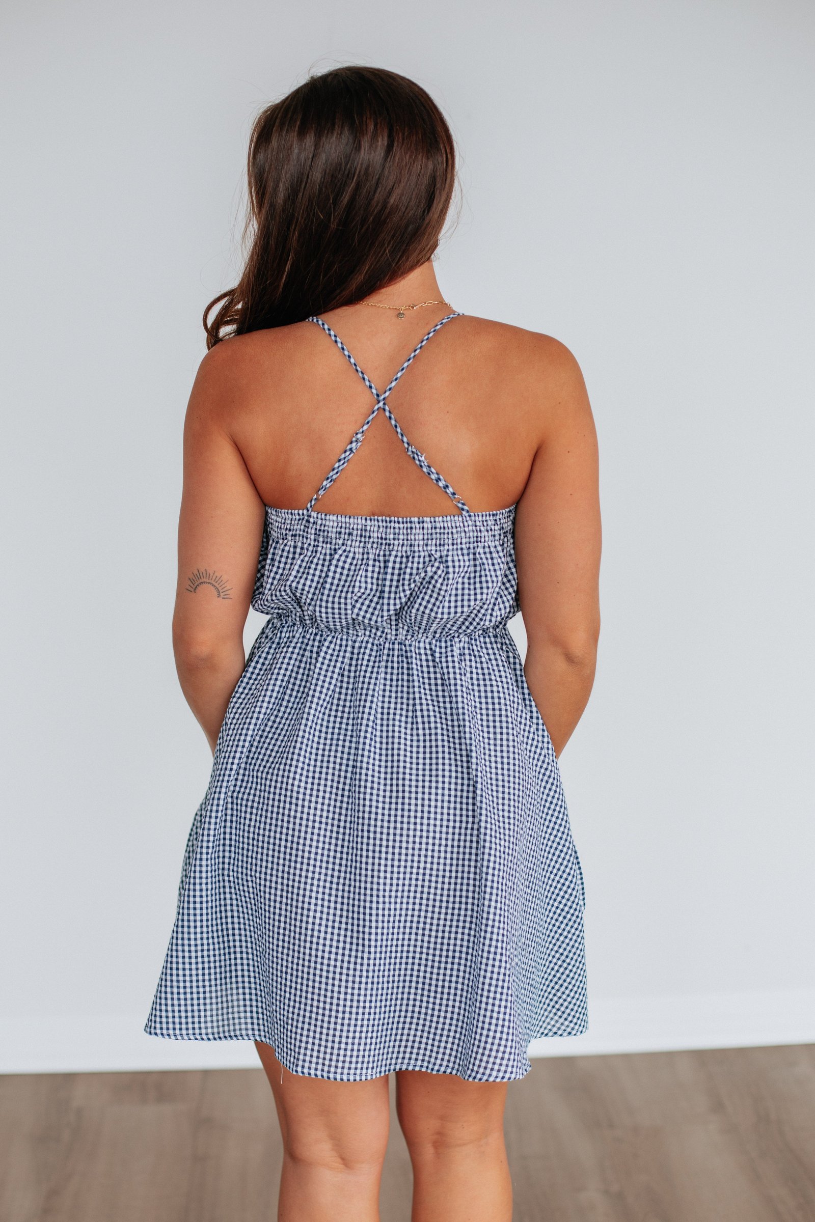 Lynae Gingham Dress - Image 5