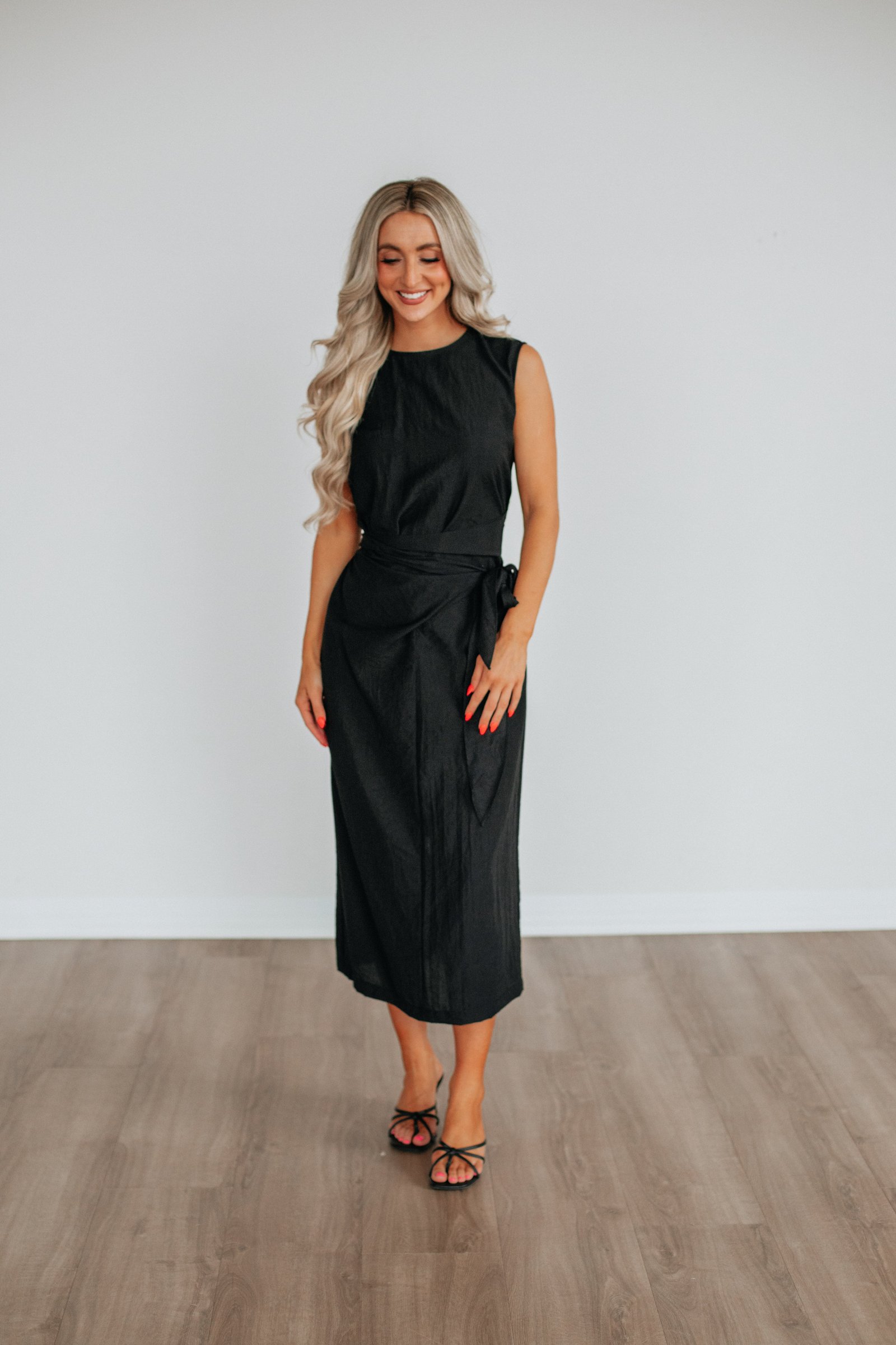 Nadine Linen Dress