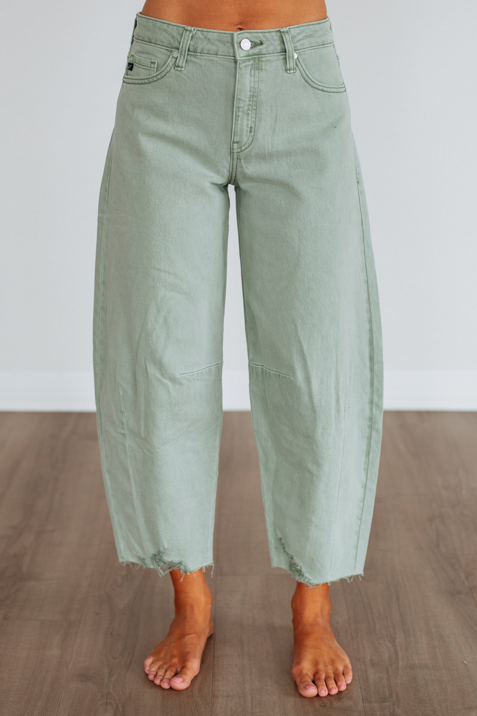 Milah KanCan Jeans - Sage - Image 3