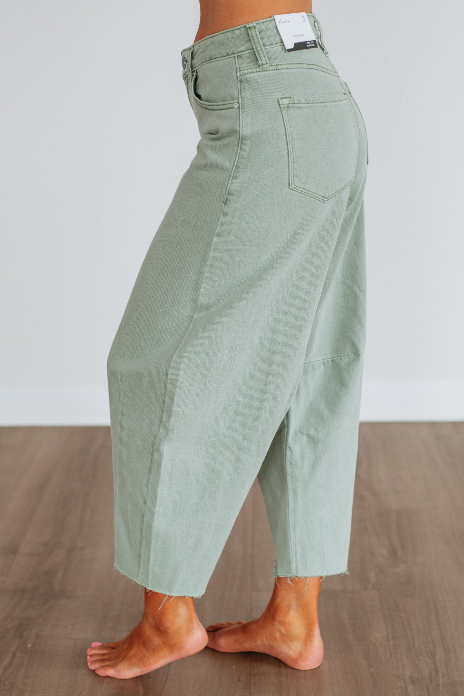 Milah KanCan Jeans - Sage - Image 2