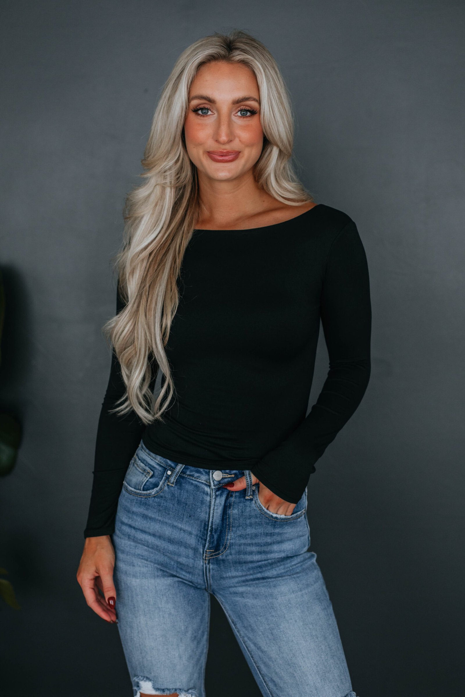 Ronin Long Sleeve Top - Black - Image 5