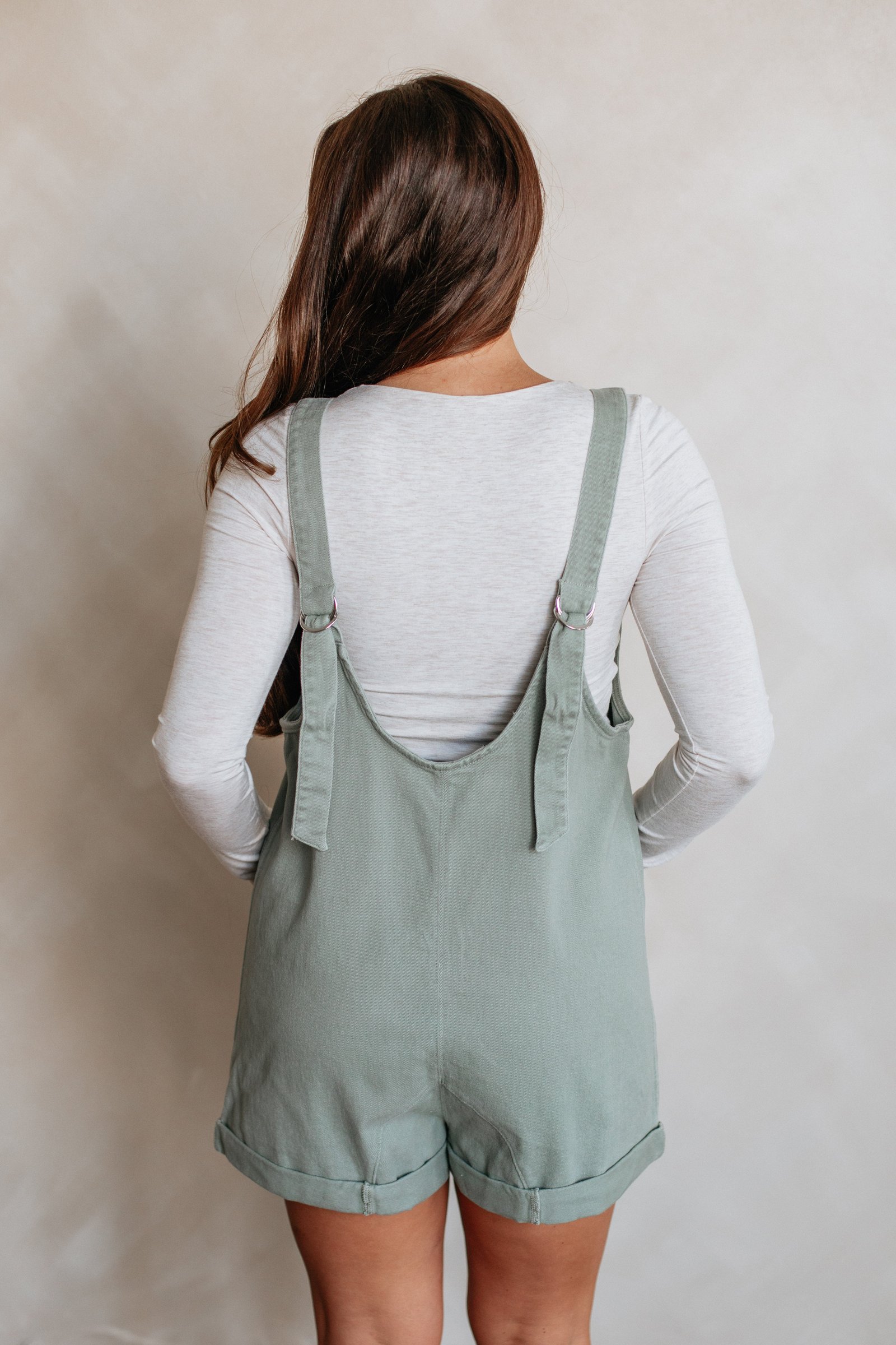 Kearney Short Overalls - Dusty Sage - Image 5